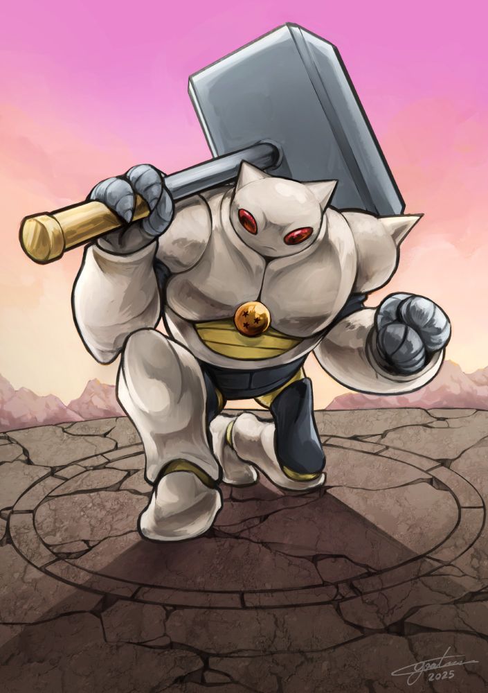 Fan art of Tamagami number 3 from Dragon Ball Daima