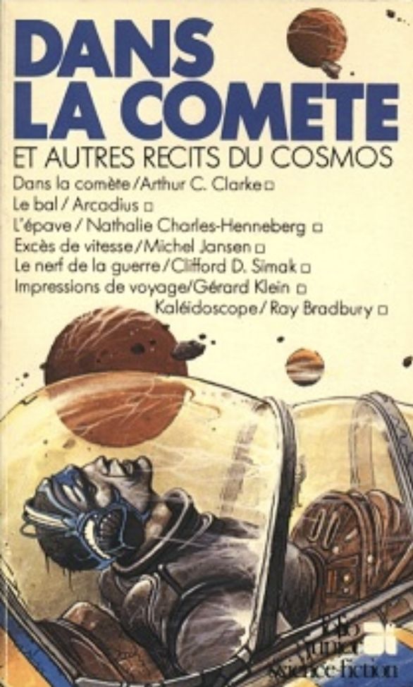 Couverture du livre "dans la comète", anthologie de nouvelles de science fiction, paru en 1982