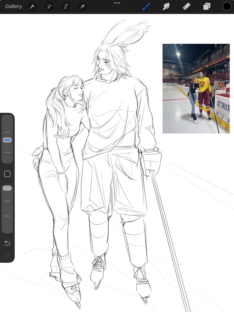 Lyse and Jackie as a figure skater and hockey player because I love slop YAYYY YAYY I love consuming yuri slop YAYY look at my slop. YAYY . 