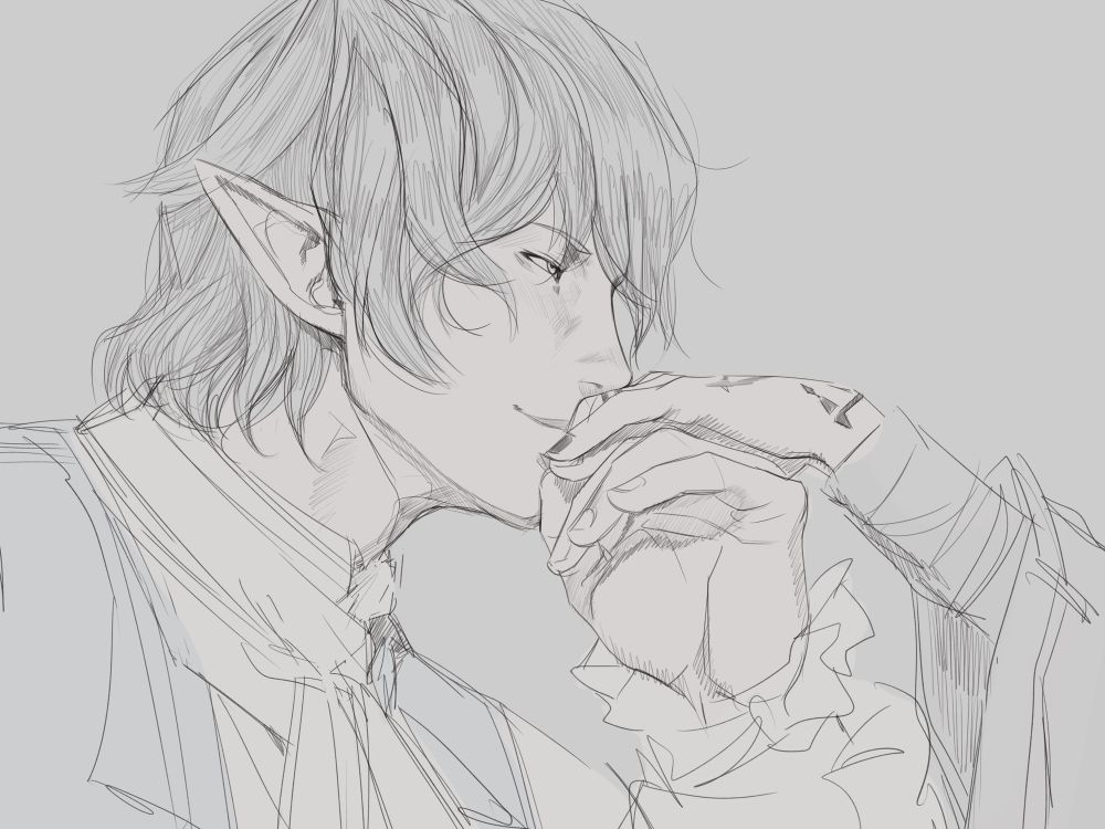 Aymeric kissing Vel’s hand