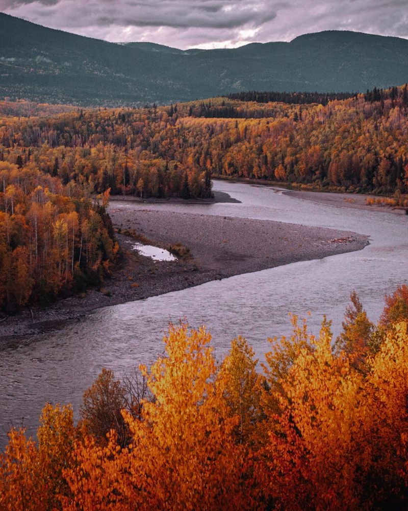 Pictured is a photograph by Mike Graeme of the Skeena River