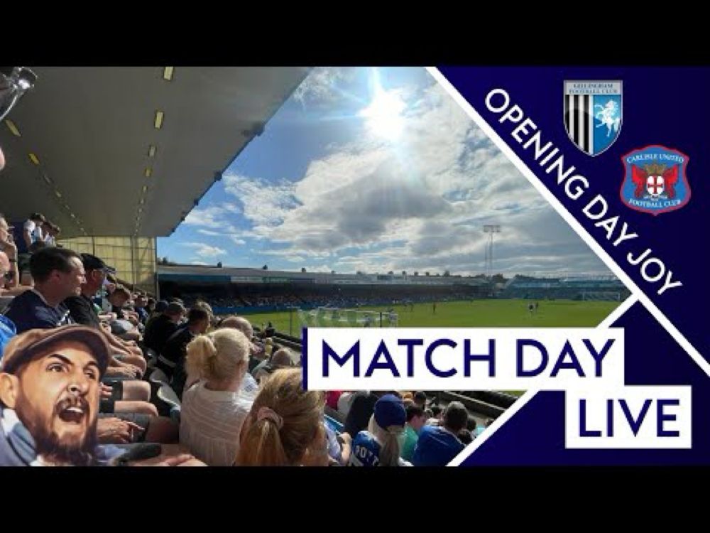 GITBTV, Match Day Live: Gills 4-1 Carlisle United