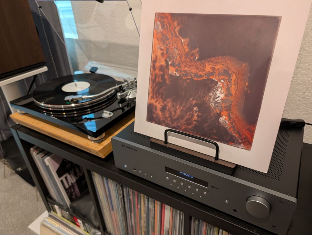 High Vis - Blending album on the turntable.