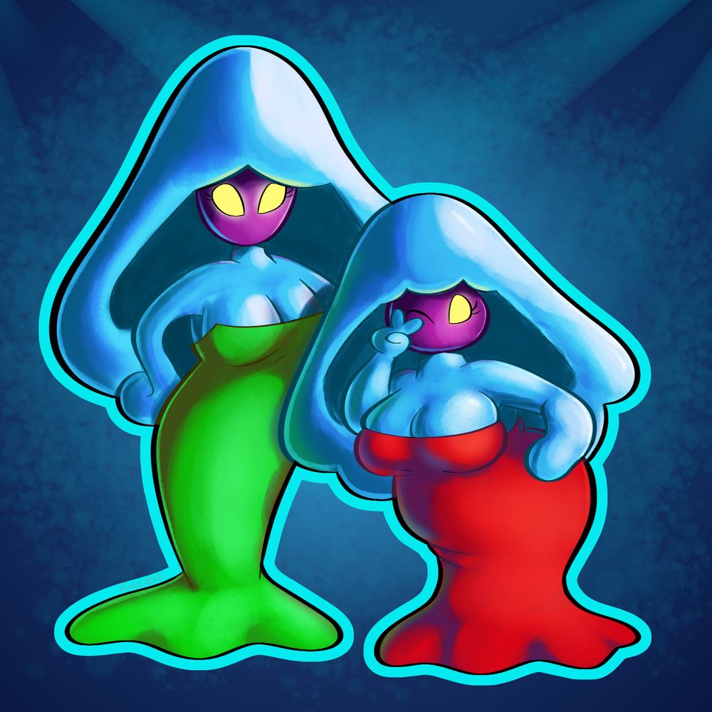 The Jellyfish sisters from Superstar saga