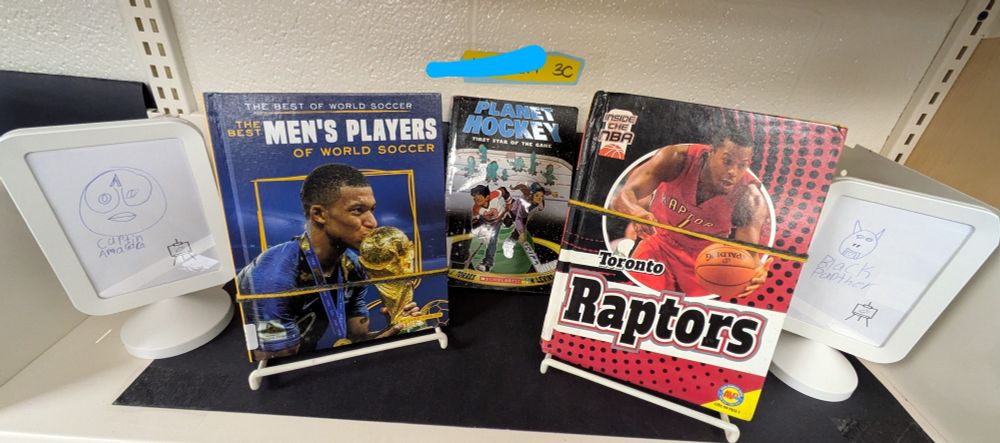 Student amplifying their enjoyment of comics, superheroes and sports