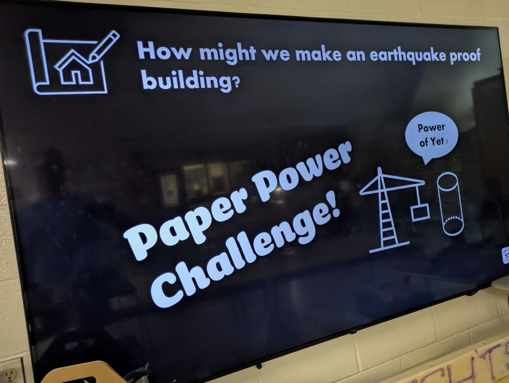 Grade 3 engineering design project starting out in the library at the Peel District School Board 