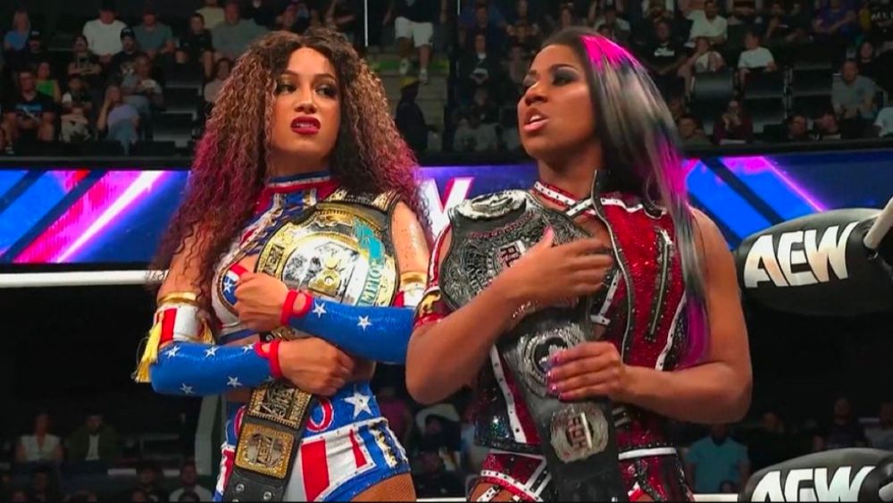 Mercedes Mone and Athena 