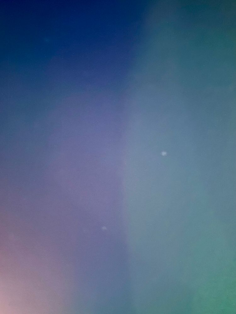 
Quite possibly the aurora ?