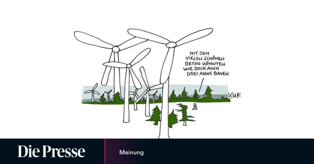 Menasse kann schreiben, Windkraft kann er nicht