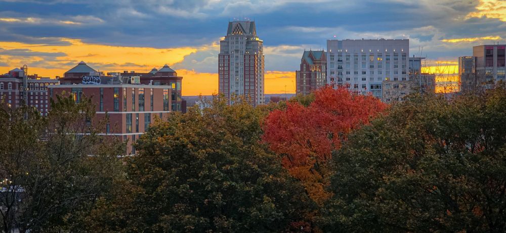 Sunset in Providence, RI