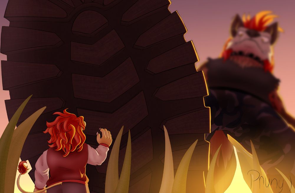 Same text but this time Forsburn's body is blurred (to make him look bigger)