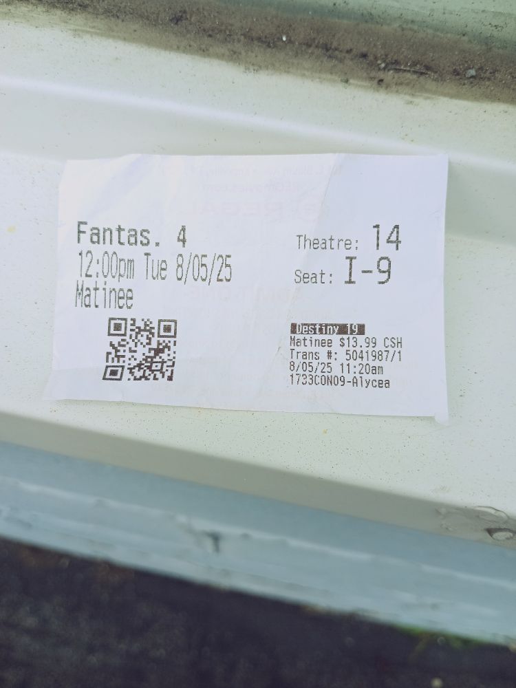 My ticket to FF.