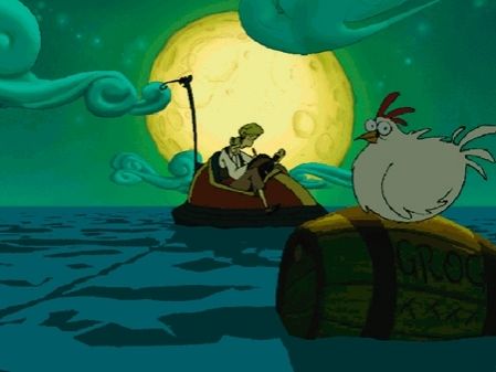 Screenshot des Intros von monkey Island 3