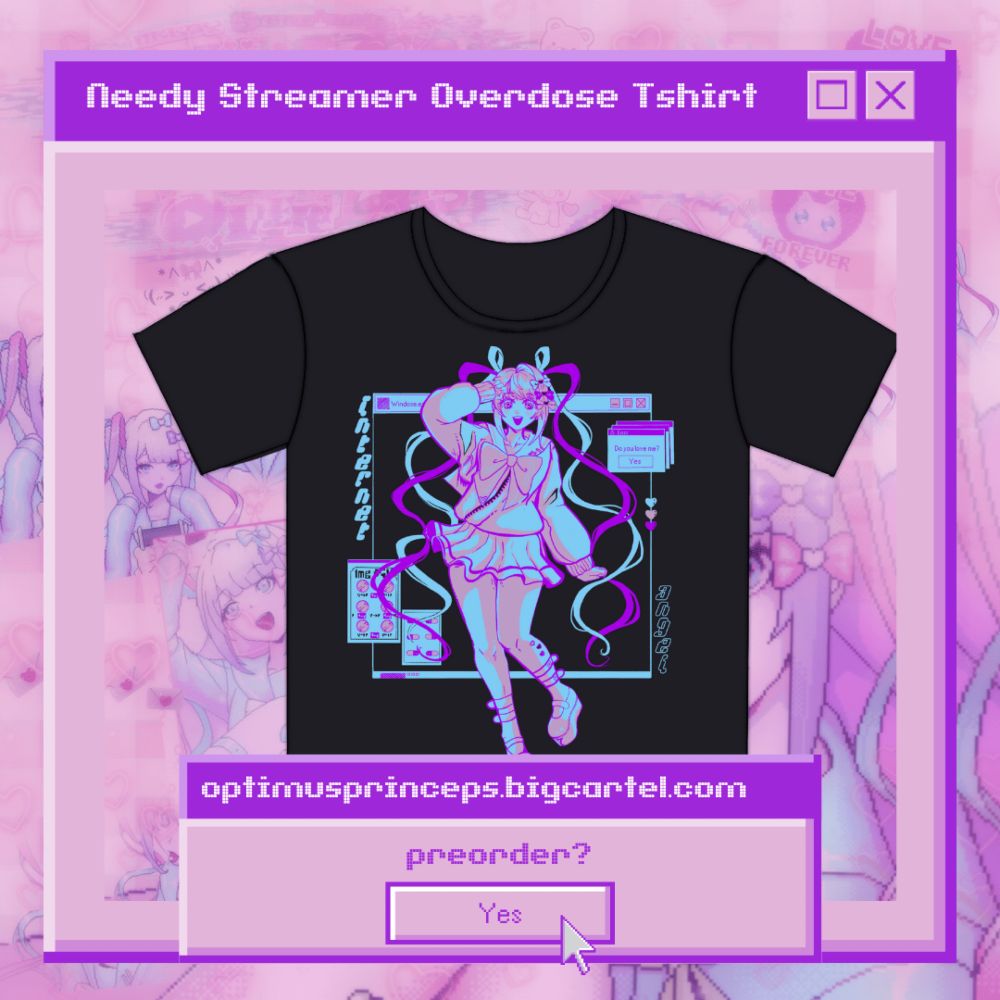 Preorder: Screen-Printed Needy Girl Overdose T-Shirt