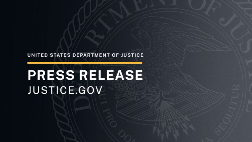 Justice Department Files Statement of Interest on Suppression of Competition in the Marketplace of Ideas Through Deplatforming of Rival Viewpoints