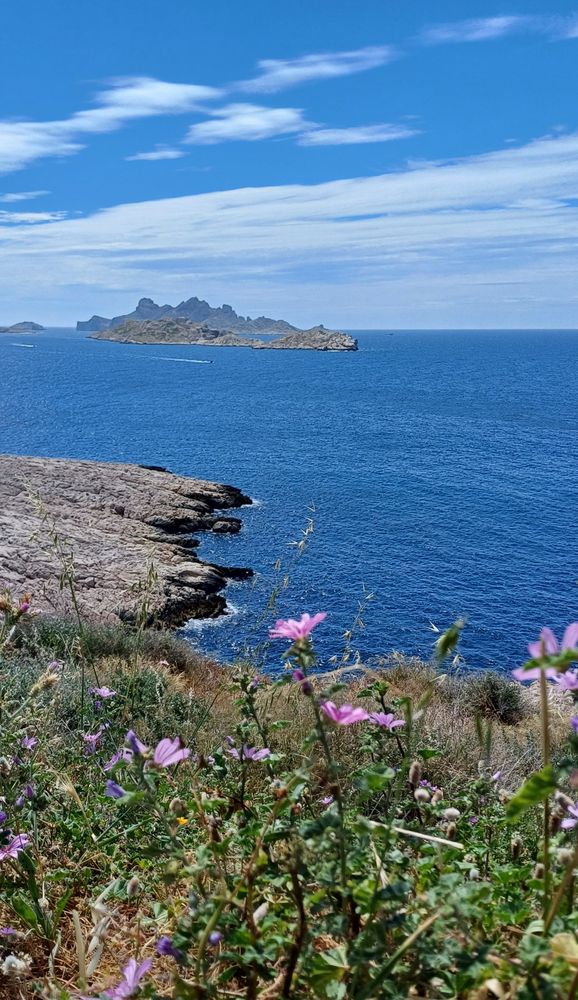 La Méditerranée vue depuis Les Goudes.