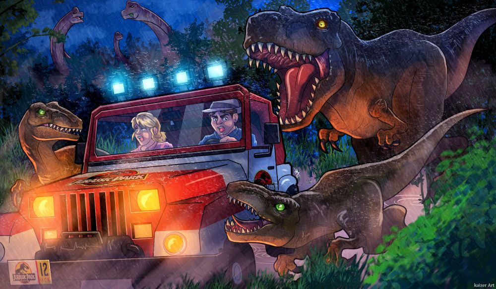 Fanart Jurassic Park 2024