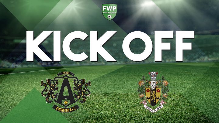 KICK-OFF (SECOND-HALF): Ashington AFC v Brighouse Town
