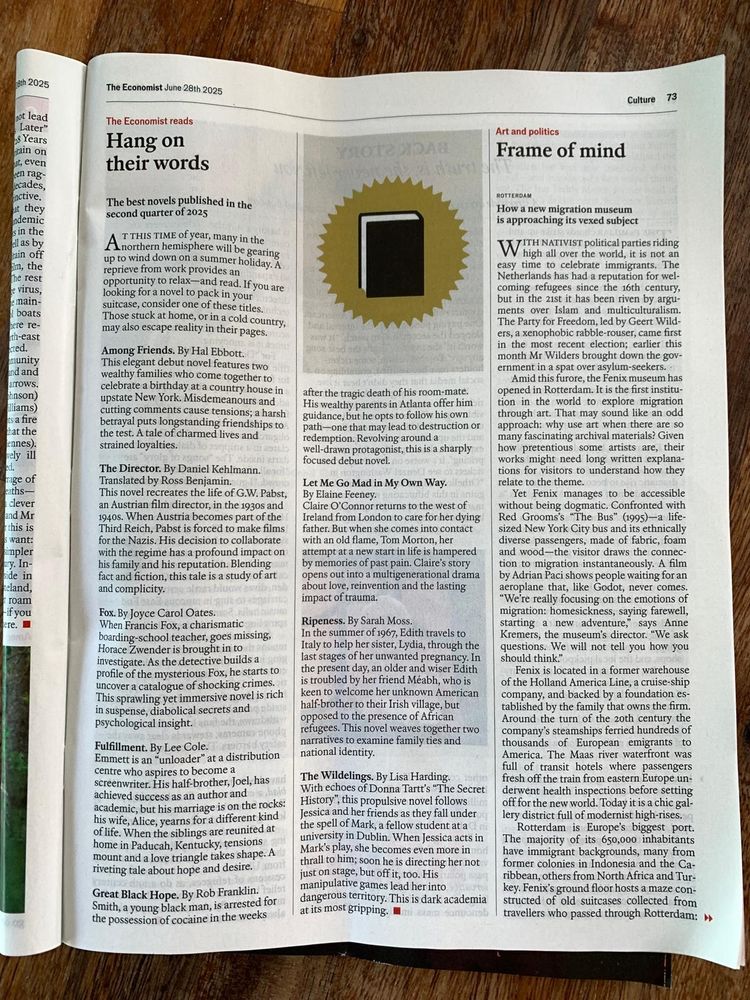 Photo of a full page in The Economist magazine. The full text of the article is in the link