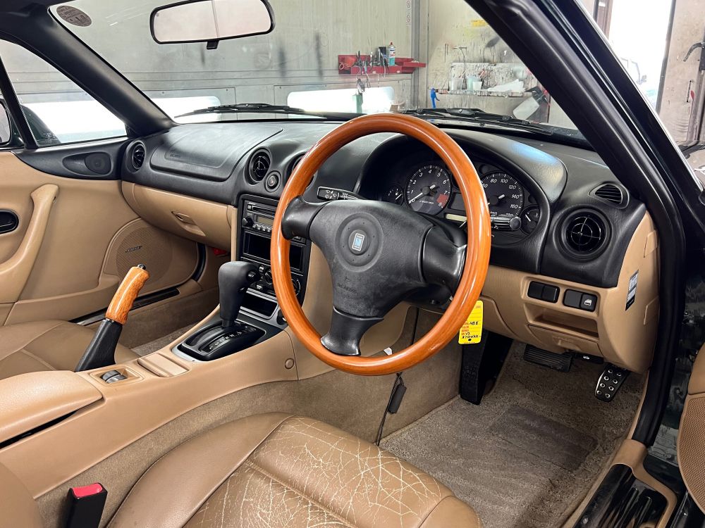 1999 Mazda Miata (lifted to the moon)