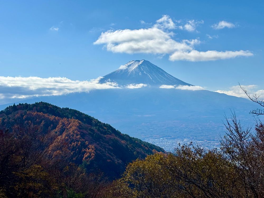 The Setting - Mount Fuji from elevation