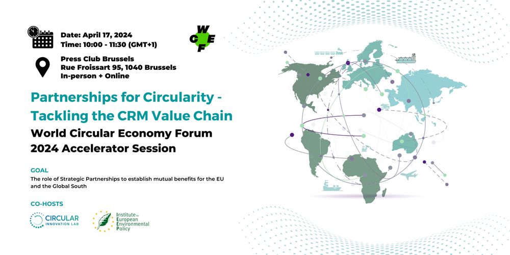 Event | Partnerships for circularity - Tackling the CRM value chain - IEEP AISBL