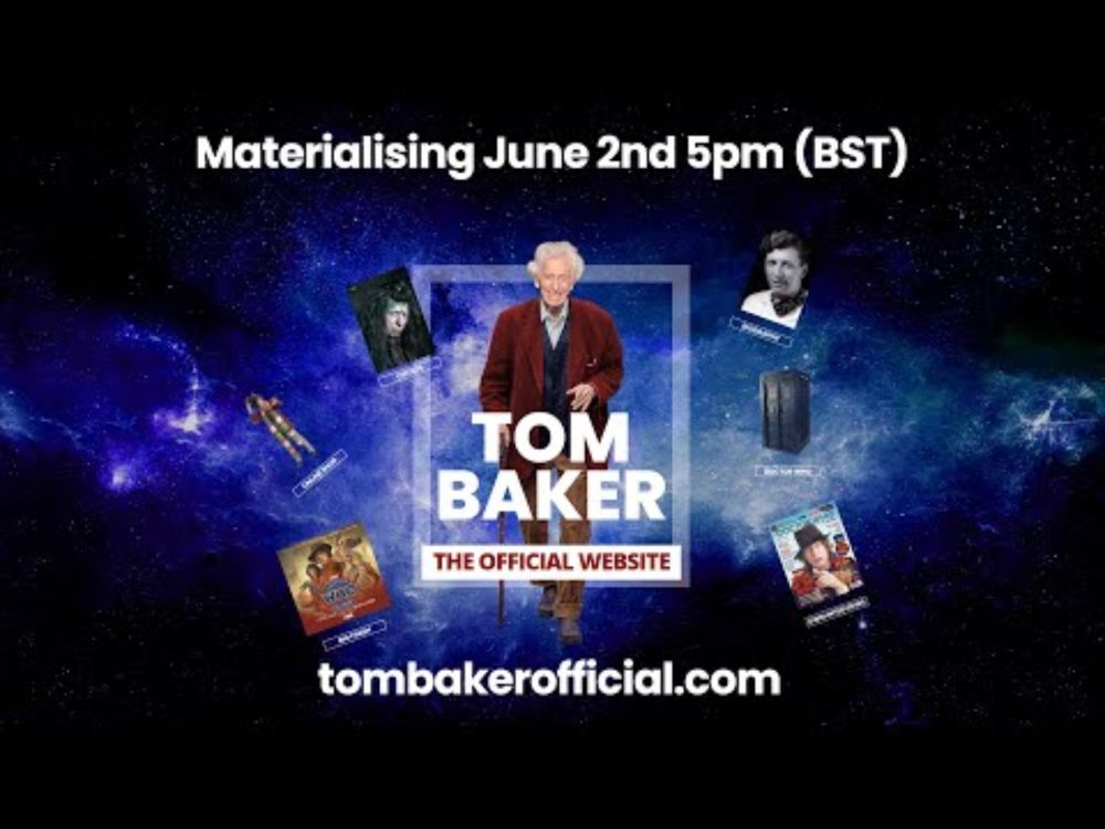 Tom Baker's website is coming back!