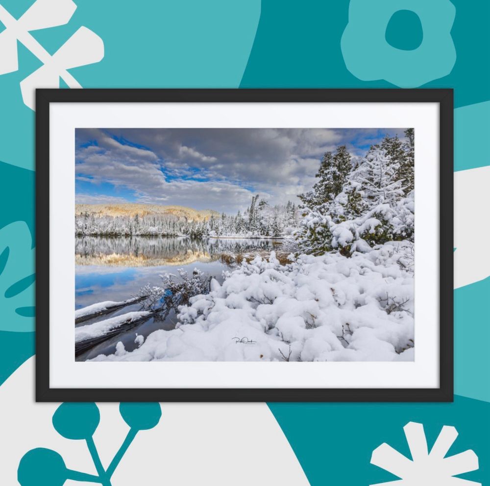 Unexpected Beauty – Winter Reflection in East McKirdy, Ontario

🛒 Click here to order: Winter Reflection – East McKirdy, Ontario https://www.rudidueck.com/store/p/winter-reflection-east-mckirdy-ontario-framed-poster

Some of the best moments in photography come from the most unexpected places. While traveling along Trans-Canada Highway 11 near East McKirdy, Ontario, I found myself at a complete standstill—an accident had shut down the road. Instead of frustration, I saw an opportunity.

Looking beyond the roadside, I noticed a breathtaking scene—a perfectly still lake reflecting the snow-covered trees with mesmerizing clarity. The fresh snowfall blanketed the landscape, and fallen logs, dusted in white, added a serene touch. Without hesitation, I grabbed my camera, carefully made my way down a steep bank, and captured this incredible winter reflection.

This image is a reminder that even unplanned detours can lead to the most beautiful discoveries. What started as a routine trip turned into an unforgettable photographic opportunity—proof that nature’s beauty often reveals itself in the most unexpected moments.

Now, this stunning winter scene is available for you to bring into your home or office. Printed on premium matte paper and framed with a crisp white mat, this artwork is available in black, oak, or white frames for a sophisticated gallery-style presentation. You can also choose from a variety of formats, including stickers, posters, canvas prints, and framed canvases.

Let this artwork serve as a daily reminder that sometimes, life’s detours lead to the most extraordinary moments.

#WinterReflection #OntarioPhotography #EastMcKirdy #CanadianLandscape #WinterWonderland #SnowCoveredTrees #NaturePhotography #ReflectionPhotography #FrozenBeauty #ScenicViews #OutdoorPhotography #MatteFramedPrint #CanvasArt #WallArtDecor #PhotographerRudiDueck #RudiDueckPhotography #LakeReflections #StillWater #UnexpectedBeauty #ShopArtOnline