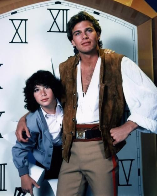 The cast of Voyagers (1982) on NBC.