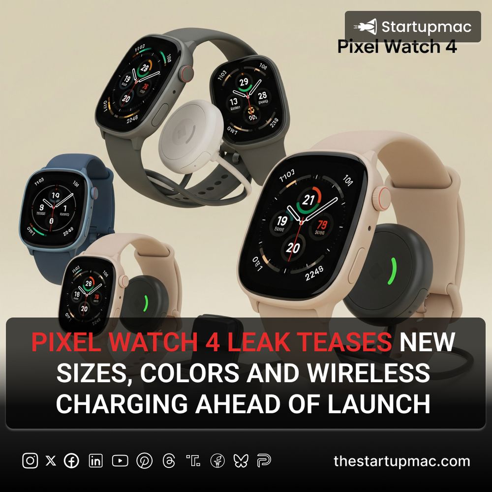 Leaks suggest Google’s 4th‑gen smartwatch will ship in 41 mm & 45 mm cases, a thinner bezel and optional Qi wireless charging. A full color refresh includes Obsidian, Lemon and Moonstone plus seven new band styles. Wear OS 6 is tipped to add Gemini‑on‑watch, adaptive charging and water‑lock.