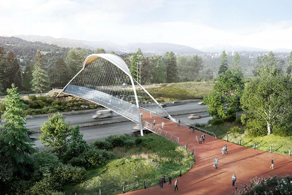 Rendering of the overpass