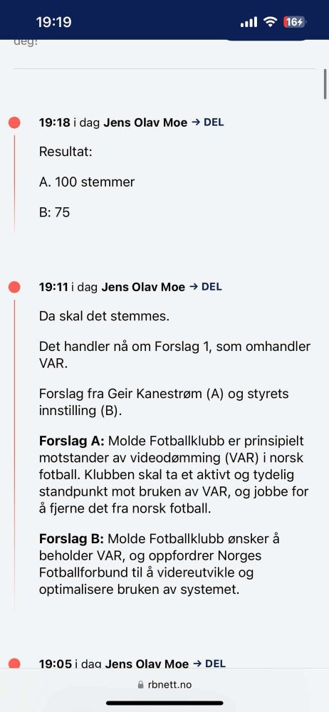 Nydelig jobba av de som har stått på og brukt tida si og dette over lang tid. Tydelig at klubben har mobilisert for VAR, så denne seieren var imponerende!