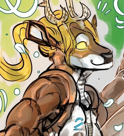 Detail from sketchpage commission of Calandria by .@artmab.bsky.social