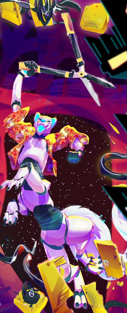 detail from Escape: Erasure Coding by Egypt Urnash