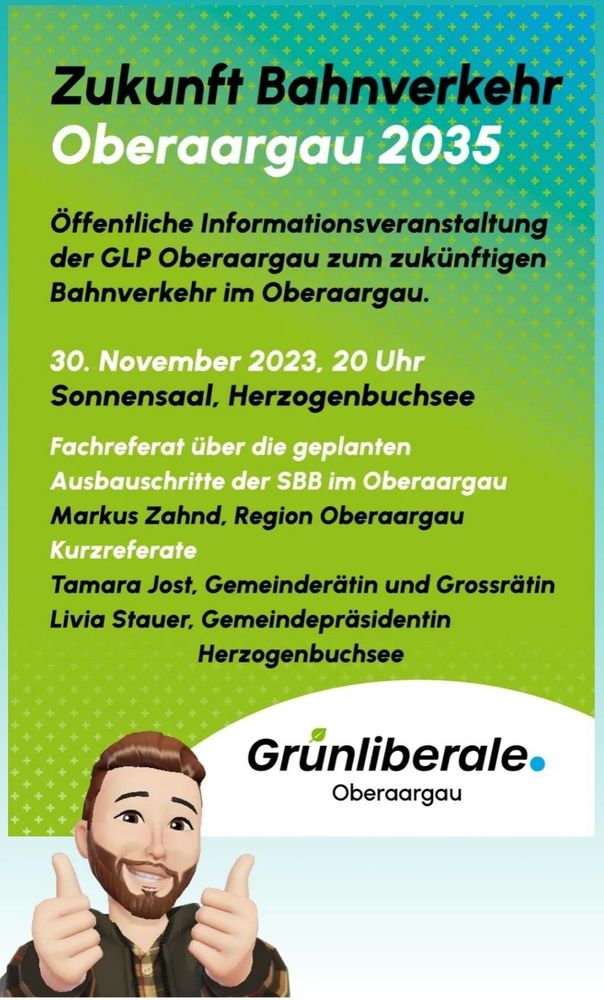 Die SBB und das UVEK wollen die Region Oberaargau beim nächsten Ausbauschritt 2035 ins Abseits stellen. Zum Beispiel keine Direktzüge mehr nach Zürich, Fahrzeit wird dadurch deutlich verlängert. Das schadet dem Wirtschaftsstandort massiv.