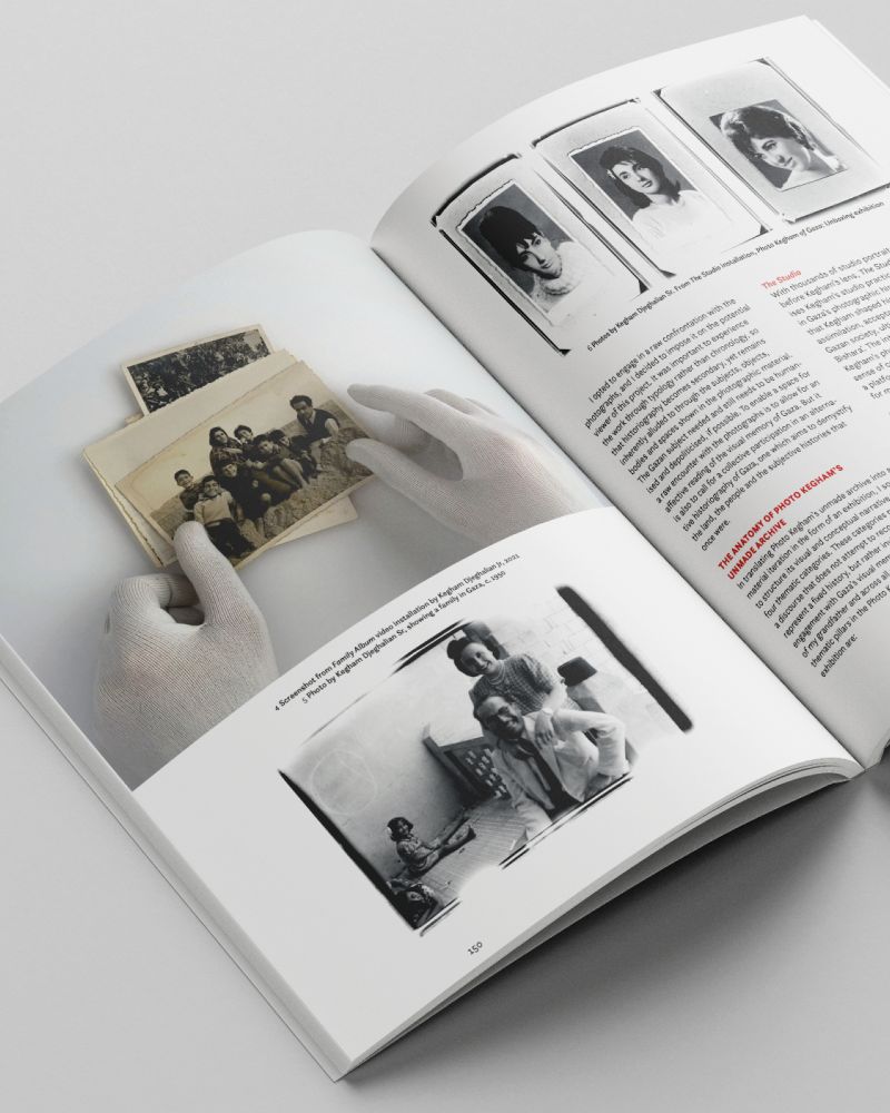 A spread from the book Archiving Gaza in the Present.