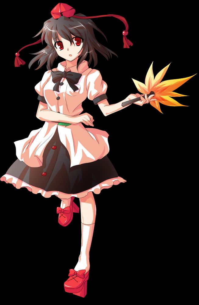 Aya from Touhou 9: Phantasmagoria of Flower View.
She is based on the Crow, a type of Corvid.
