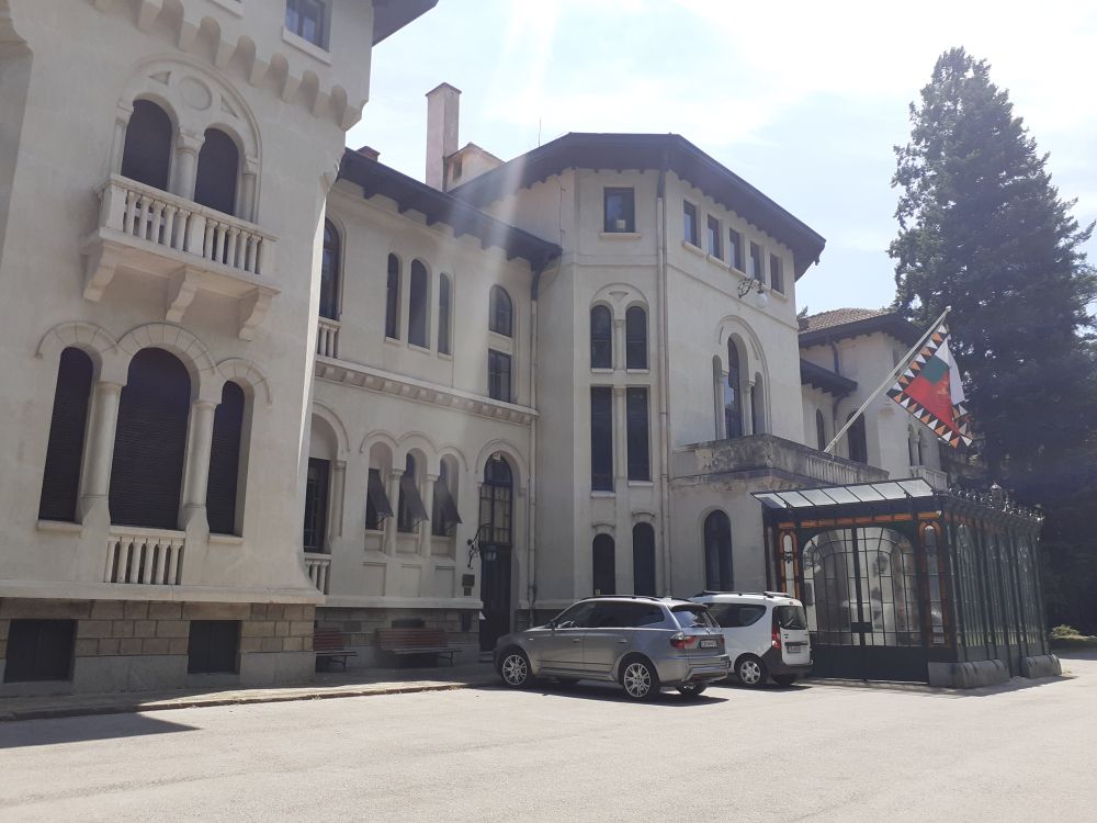 A picture of the Palace from the side.