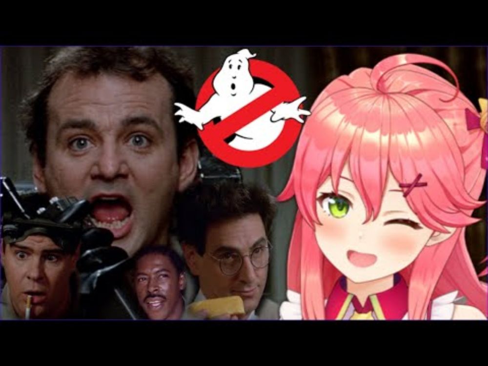 Miko watches Ghostbusters [Hololive/ENG]