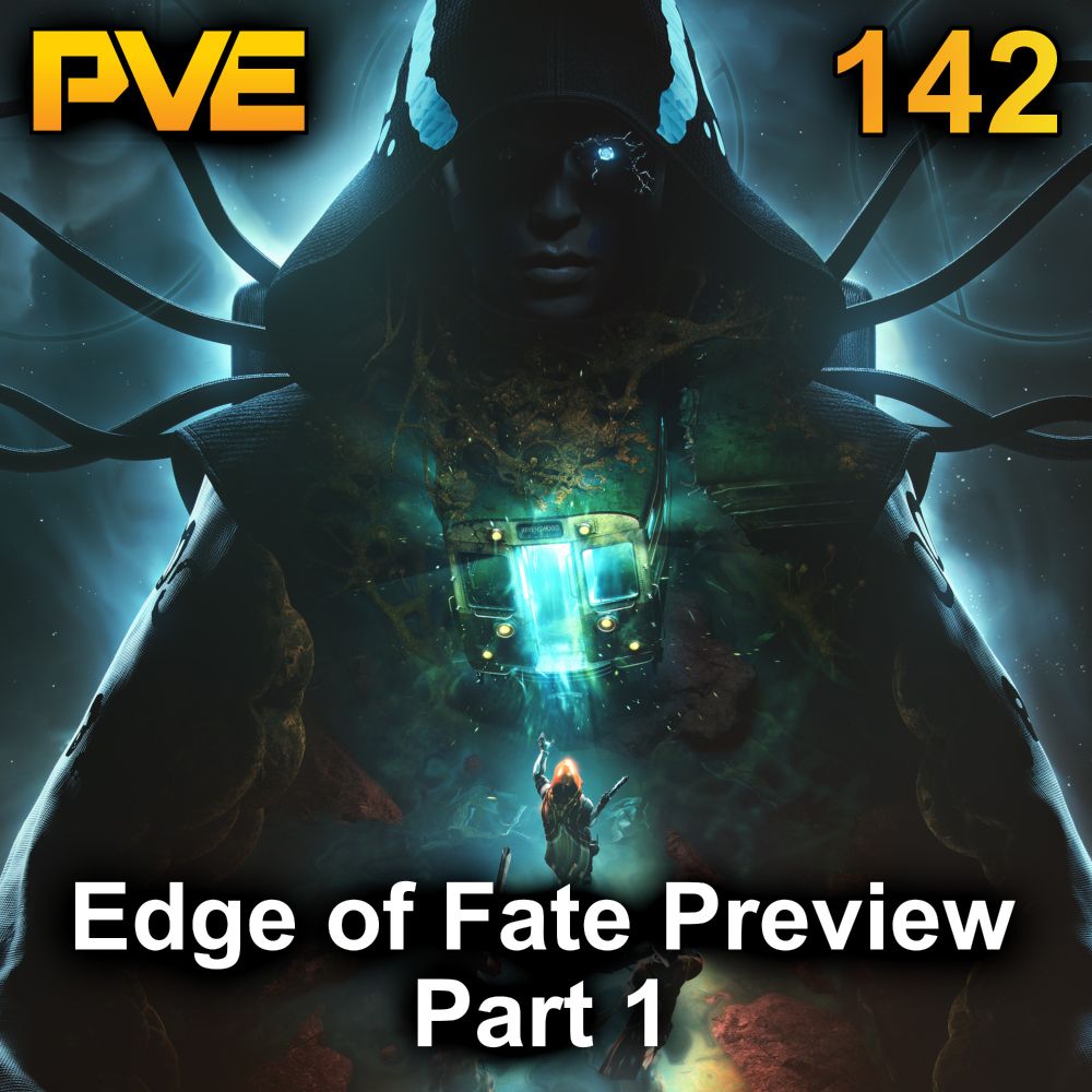 Episode 142 of Podcast Versus Enemies - a Destiny podcast dedicated to the PvE sandbox hosted by Court, Impetus and Saint - is now available in all the usual places.

Court, Impetus, and Saint discuss Edge of Fate preview content - part 1 of 2.