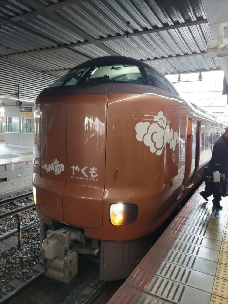 特急やくも@JR岡山駅