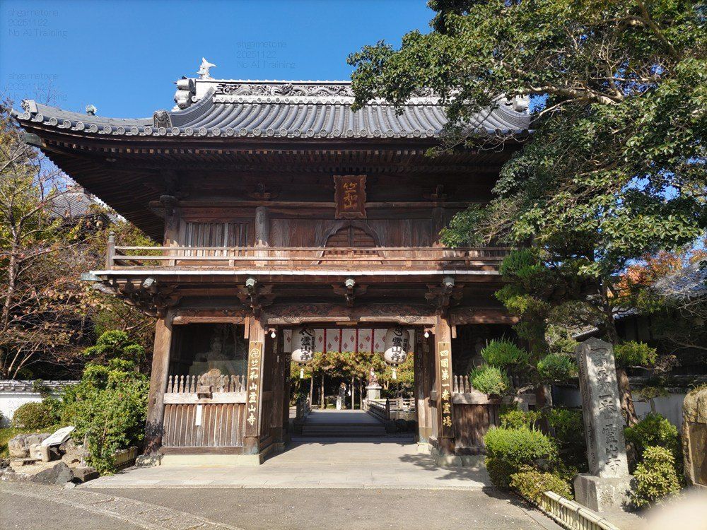 霊山寺の山門
