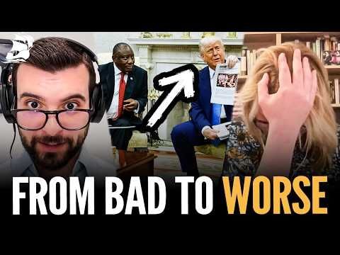 "I Started to Die." Trump Talks "White Genocide" With South African President in the Oval Office