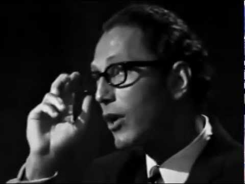 Tom Lehrer - Smut - LIVE FILM From Copenhagen in 1967
