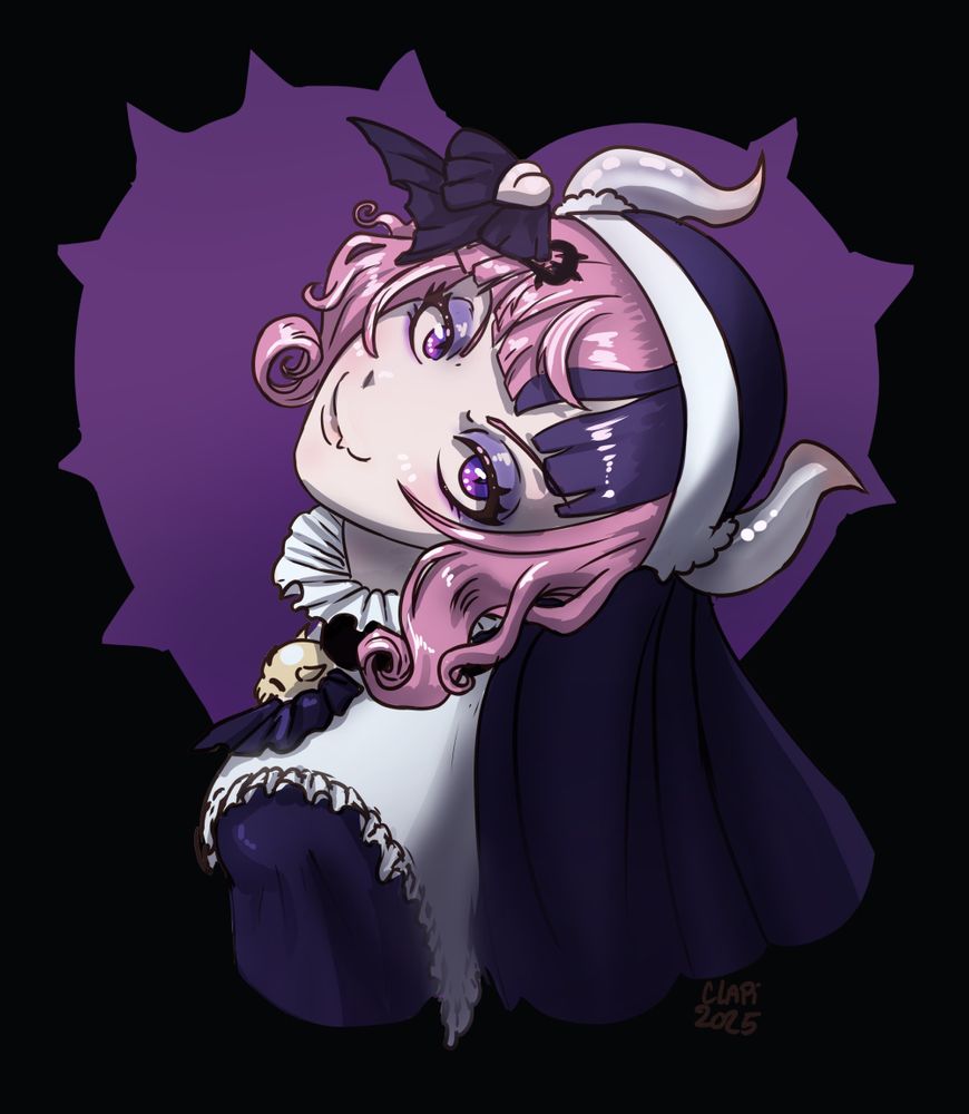 Ironmouse smirking at the viewer in her warrior nun outfit