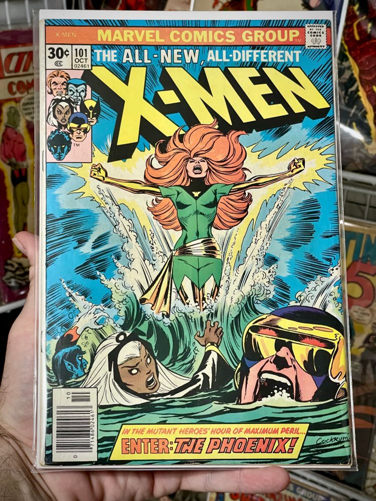 Uncanny X-Men 101, 1976, first appearance of the Phoenix and first full Black Tom Cassidy 🔥 Release: Jul 20, 1976 🔥 Creators Writer Chris Claremont Cover Artist Dave Cockrum Penciller Dave Cockrum Inker Frank Chiaramonte Colorist Bonnie Wilford, Andy Yanchus Letterer John Costanza Editor Archie Goodwin