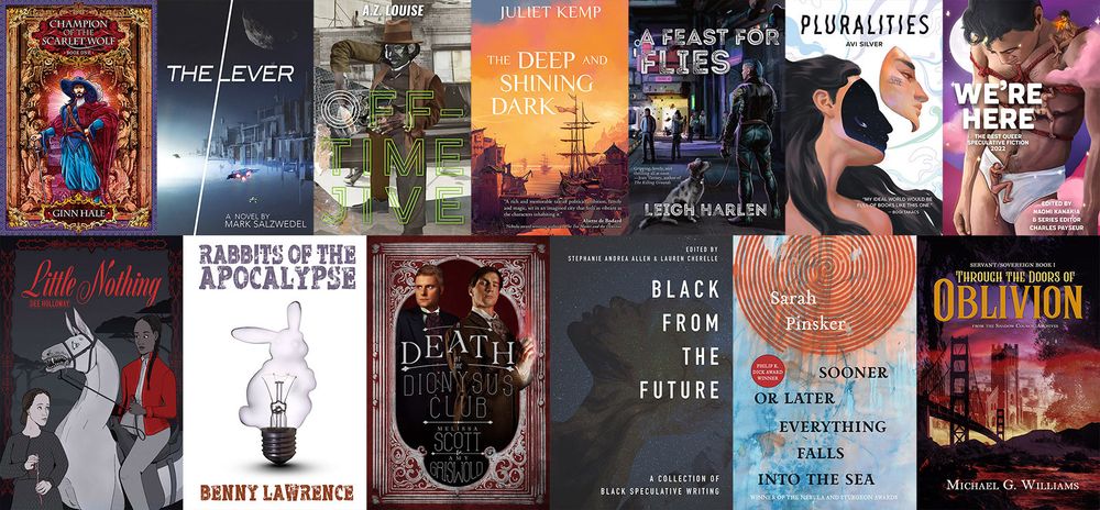 13 book covers in an array