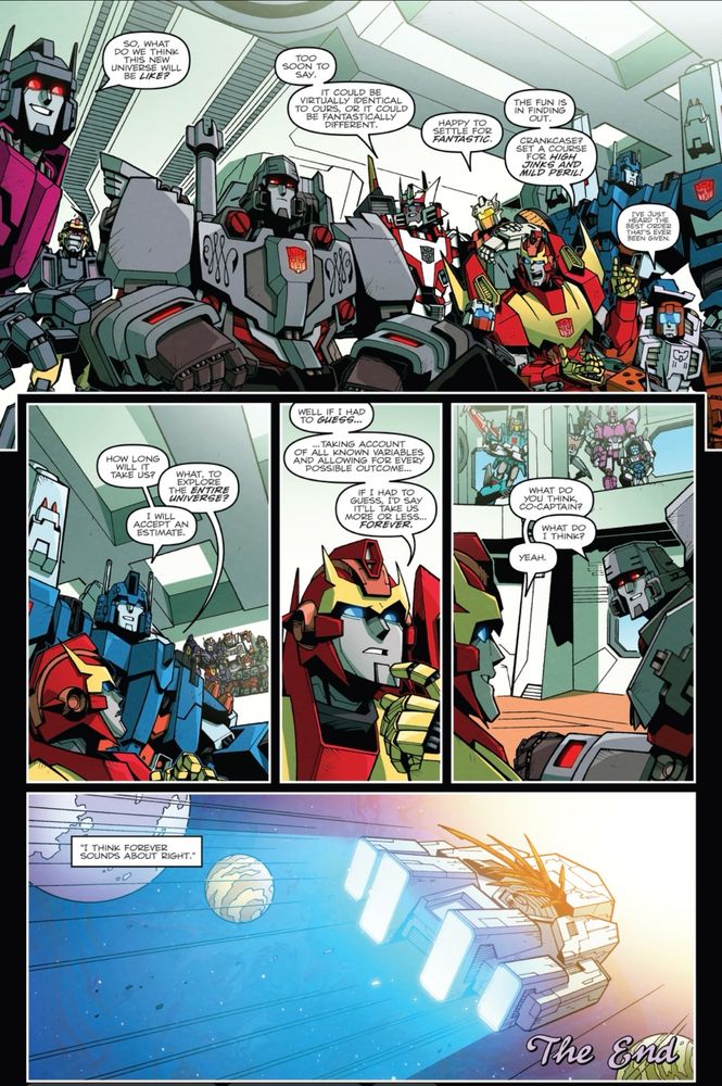 the last page of the lost light issue #25