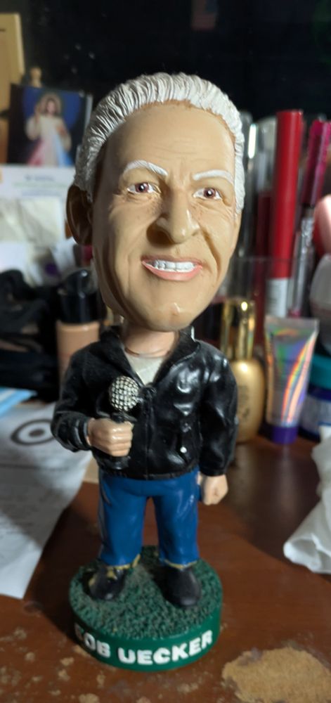 my Bob Euker bobblehead 
