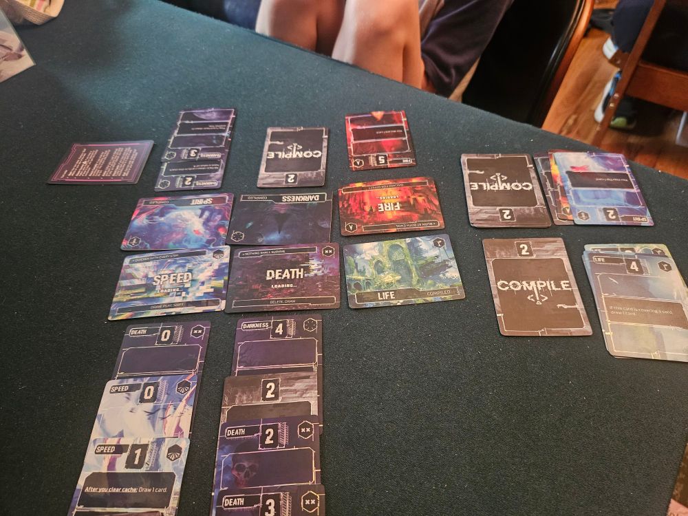 Compile being played